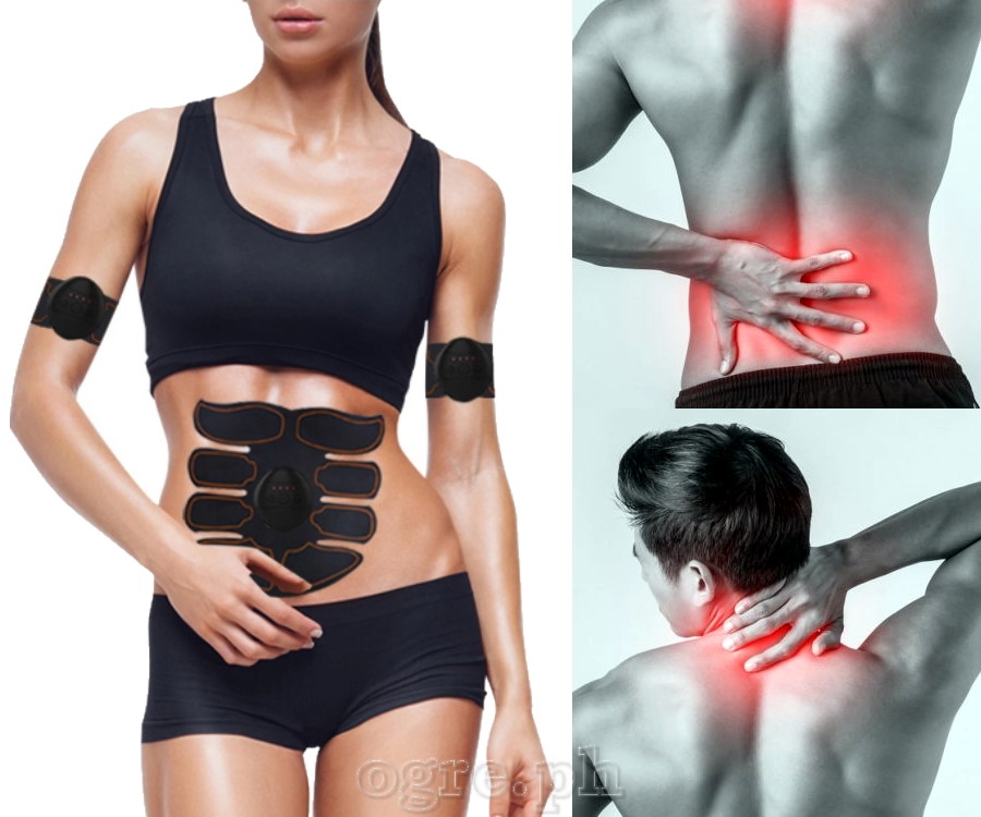 W-802 USB-Rechargeable Electrical Muscle Stimulator (EMS) Abdominal Massager