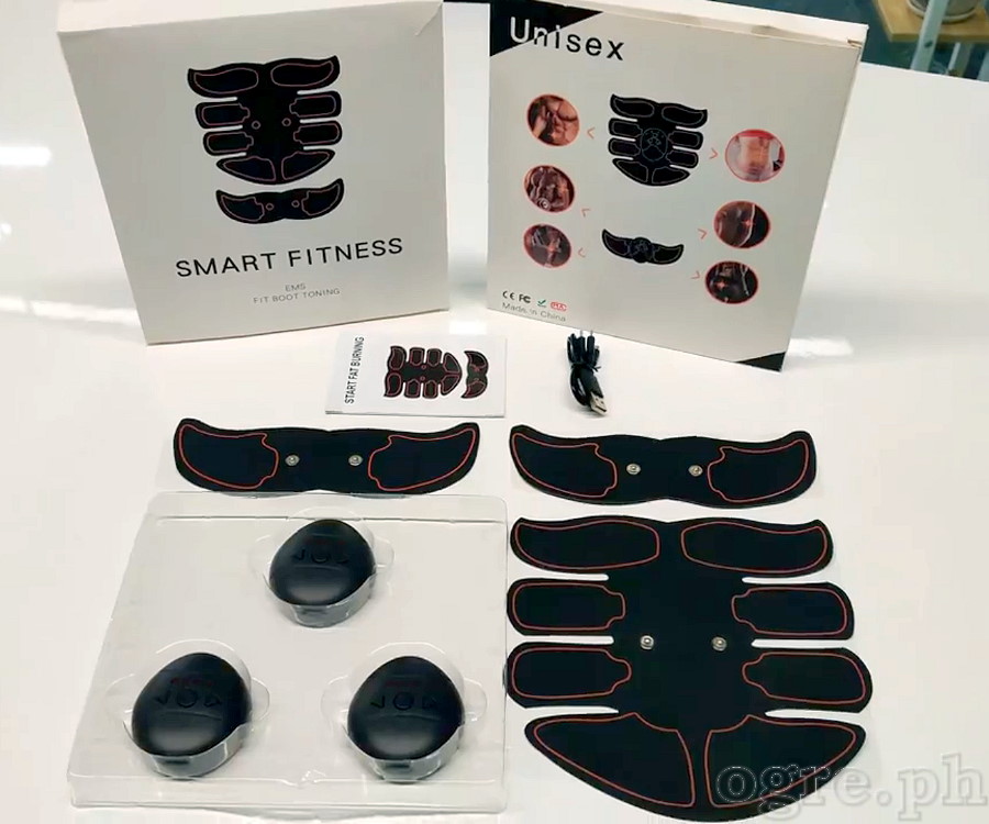 W-802 USB-Rechargeable Electrical Muscle Stimulator (EMS) Abdominal Massager