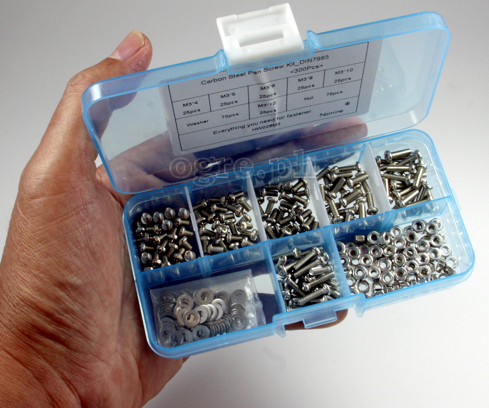 HW028-M3 Nickel Plated Pan Head Philips Screws Kit M3 Mix