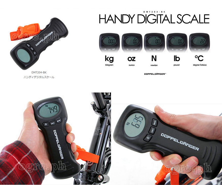 DMT204-BK Handy Digital Weighing Scale