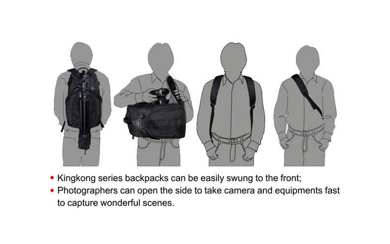 WB-9063 King Kong I 20 Camera Bag