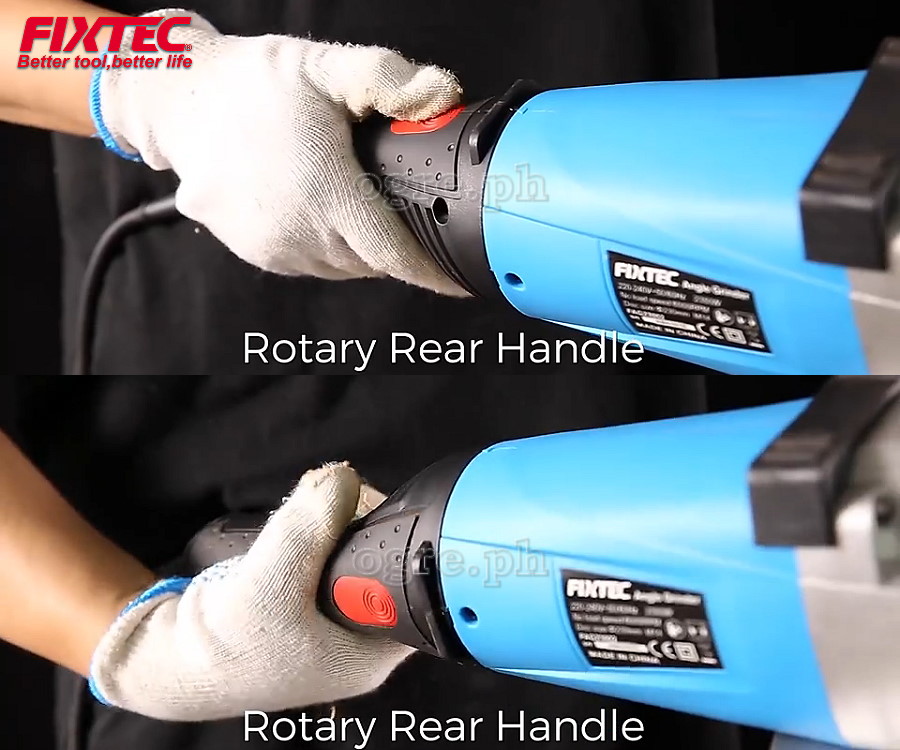 FAG18002 2350W 180mm Angle Grinder with Rotary Rear Handle