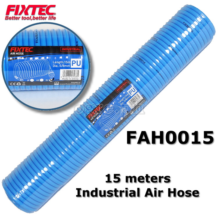 FAH0015 15m Industrial Air Hose with Quick-Release Fittings