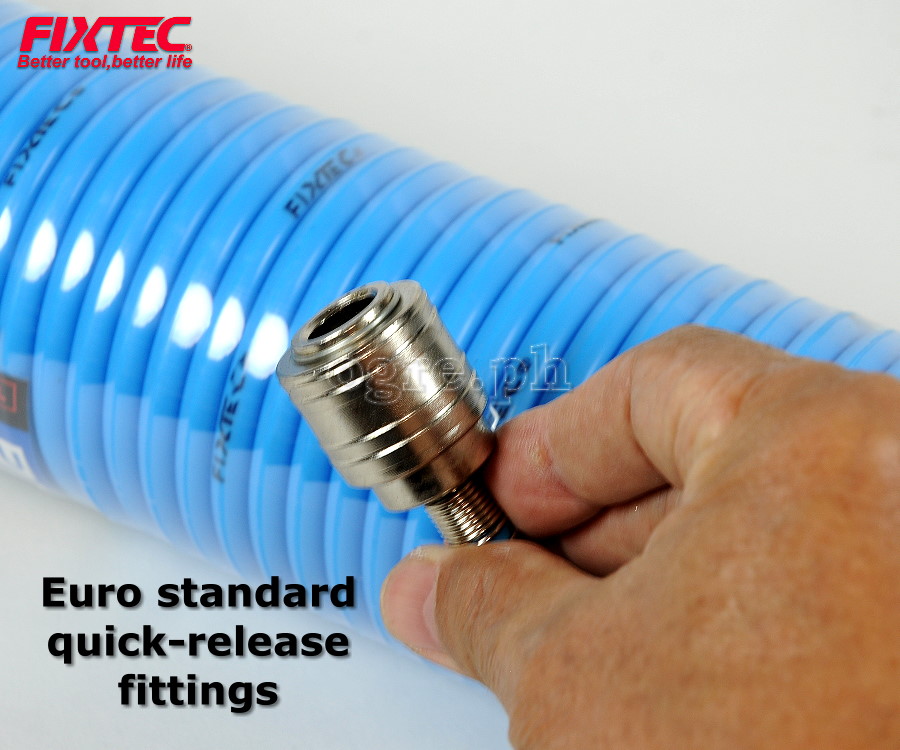 FAH0015 15m Industrial Air Hose with Quick-Release Fittings