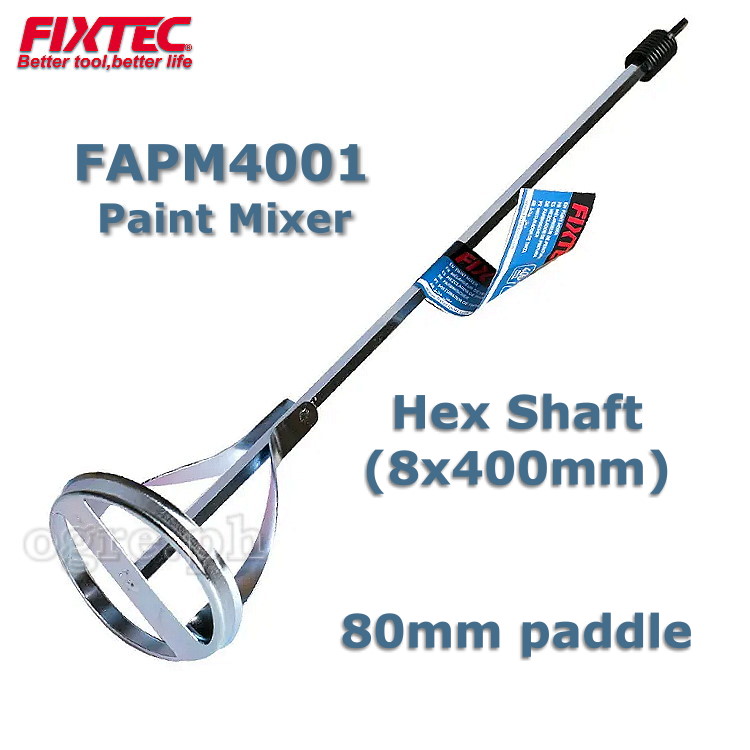 FAPM4001 Hex Shaft Paint Mixer (400x80x8mm)