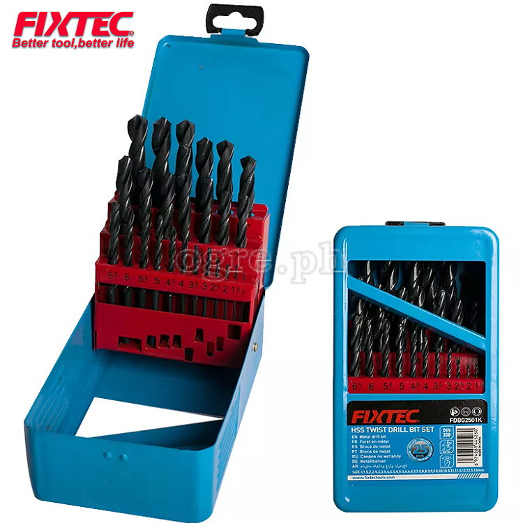 FDBG2501K 25pcs HSS Drill Bits Set