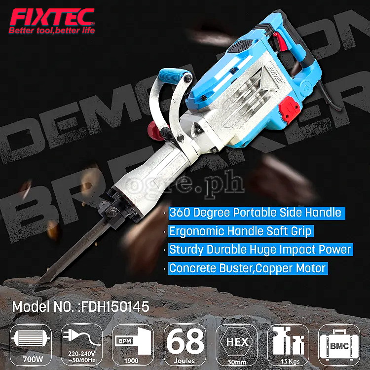 FDH150145 1500W 30mm Demolition Breaker