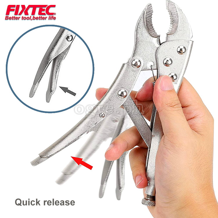 FHCJT5010 220mm (8.6”) Industrial Curved Jaws Locking Pliers