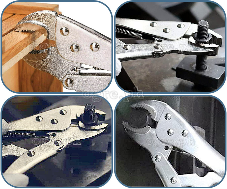FHCJT5010 220mm (8.6”) Industrial Curved Jaws Locking Pliers