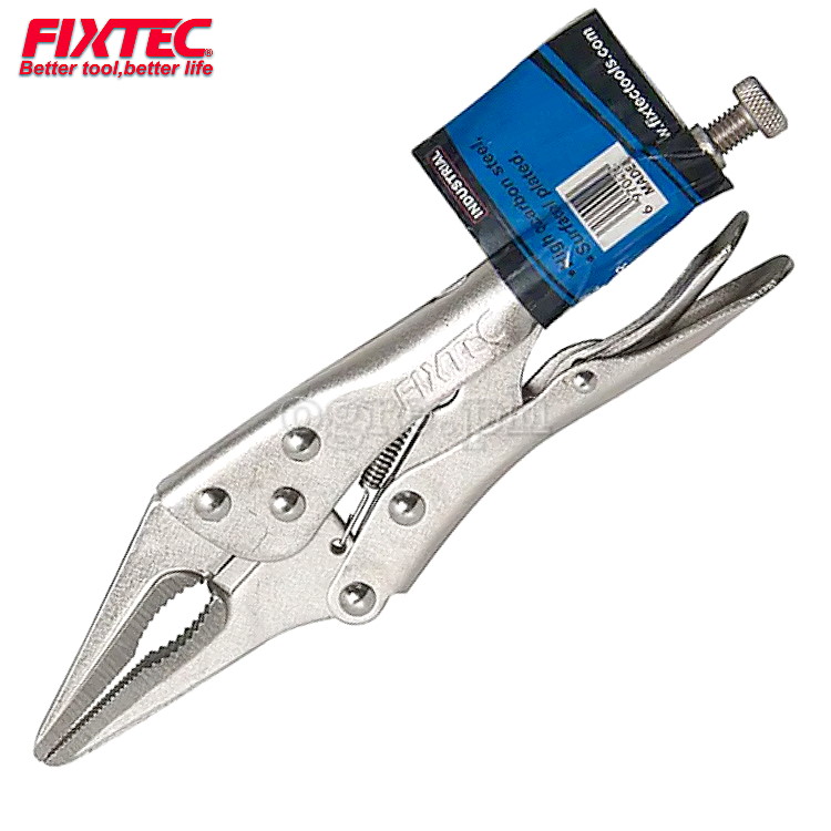 FHLNT5009 220mm (8.6”) Industrial Long Nose Locking Pliers
