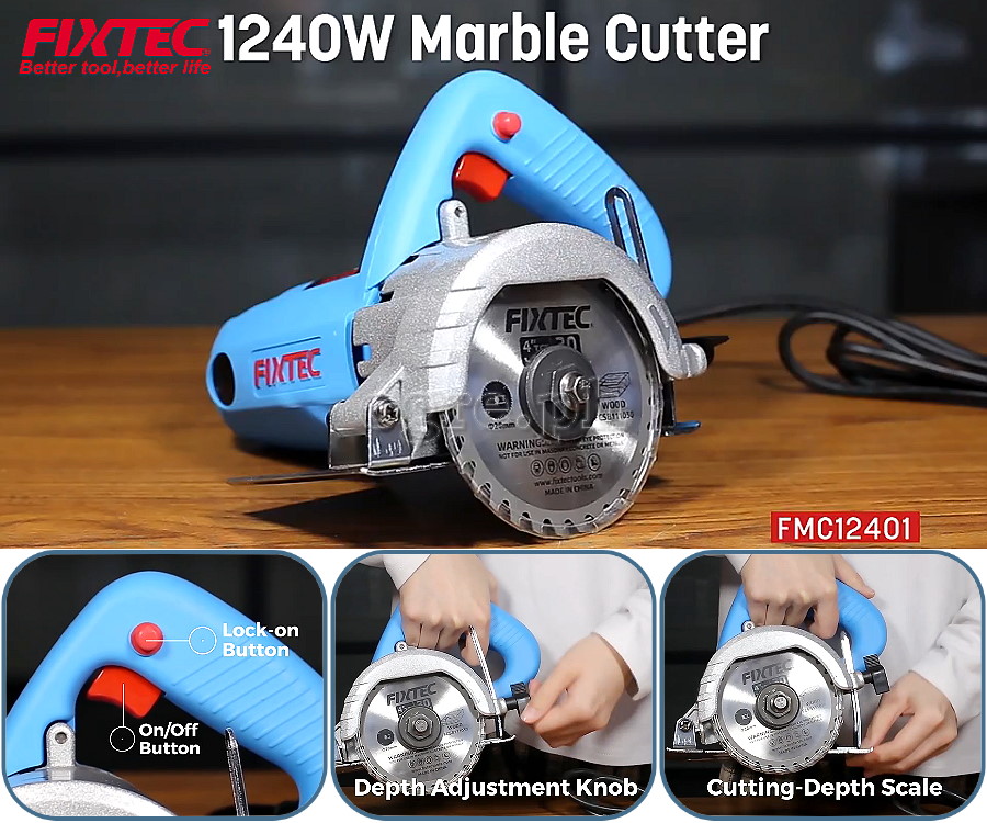 FMC12401 1240W 110mm Marble Cutter