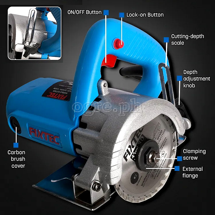 FMC12401 1240W 110mm Marble Cutter