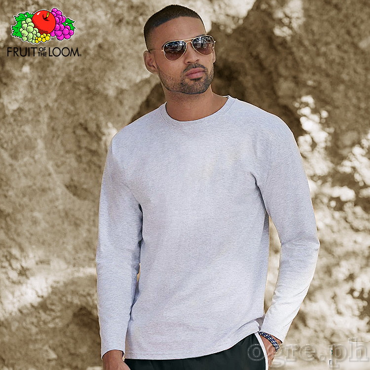 CLS-165W White Classic Comfort Style Long Sleeves Tee 165gsm 100% Cotton