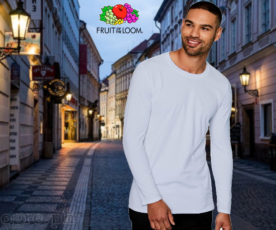 CLS-165W White Classic Comfort Style Long Sleeves Tee 165gsm 100% Cotton