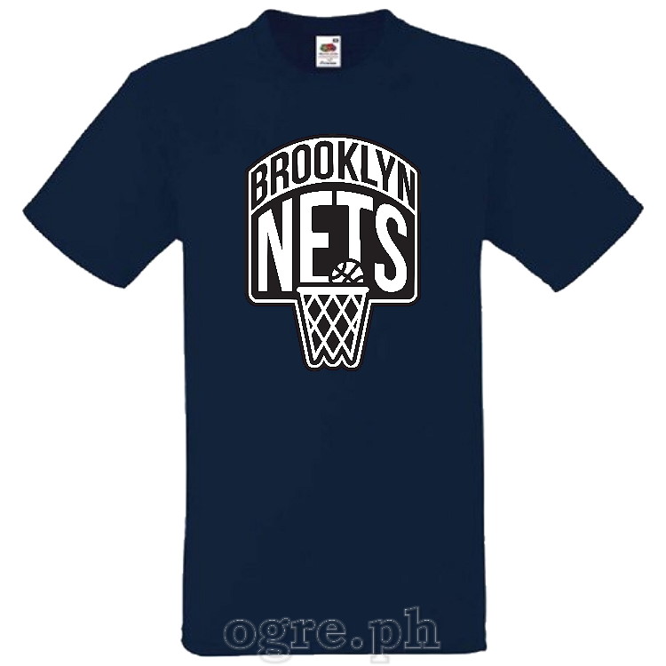 NBA-BKN Brooklyn Nets Logo on Soft Premium 100% Cotton Tee