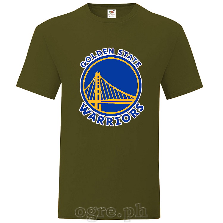 NBA-GSW Golden State Warriors Logo on Soft Premium 100% Cotton Tee