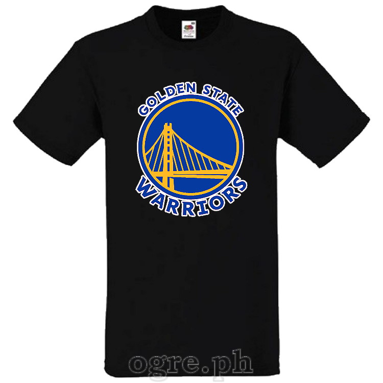 NBA-GSW Golden State Warriors Logo on Soft Premium 100% Cotton Tee