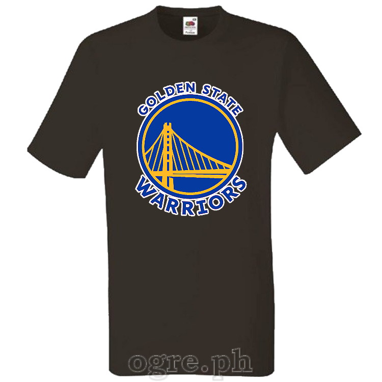 NBA-GSW Golden State Warriors Logo on Soft Premium 100% Cotton Tee