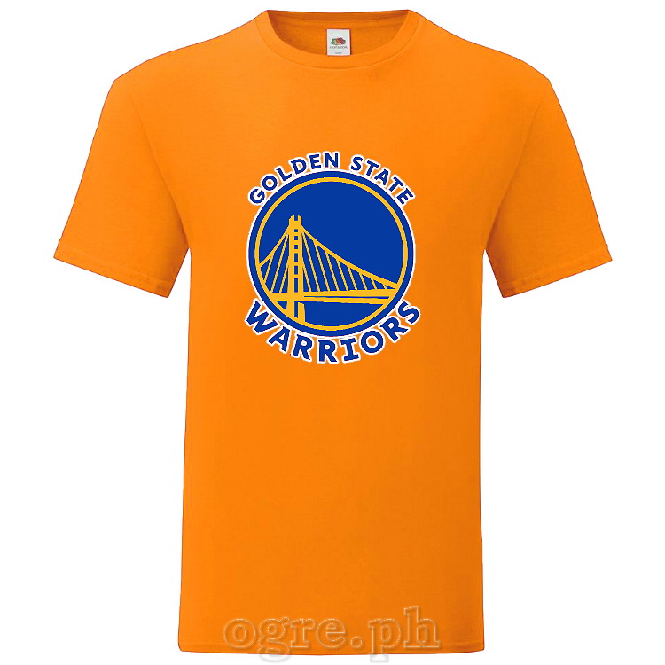 NBA-GSW Golden State Warriors Logo on Soft Premium 100% Cotton Tee