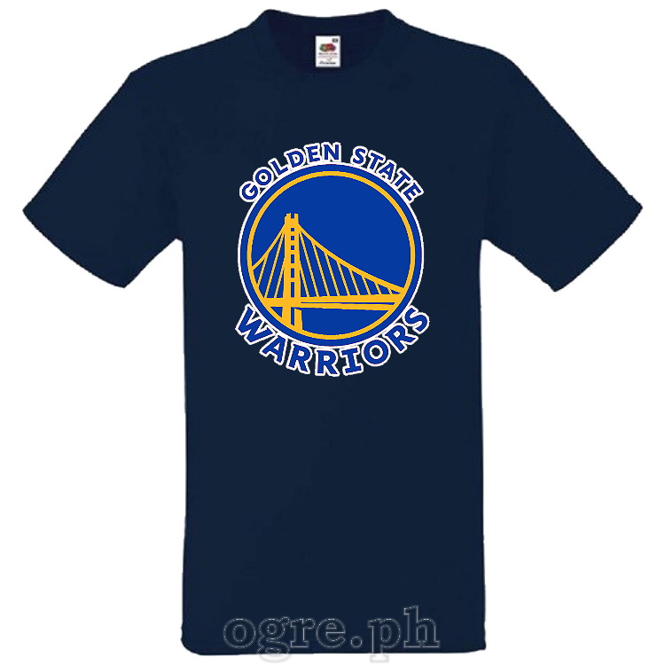 NBA-GSW Golden State Warriors Logo on Soft Premium 100% Cotton Tee