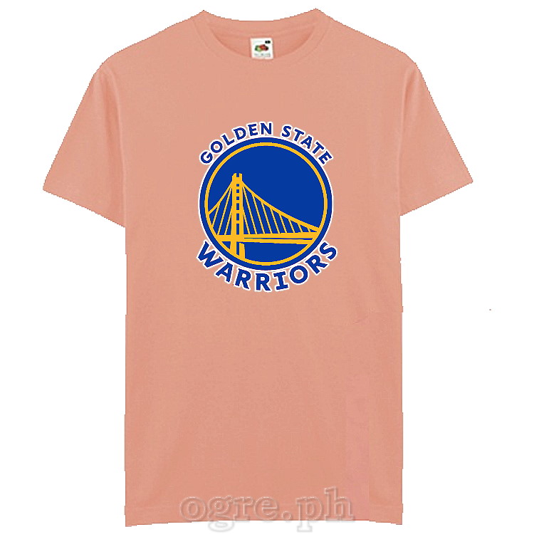 NBA-GSW Golden State Warriors Logo on Soft Premium 100% Cotton Tee