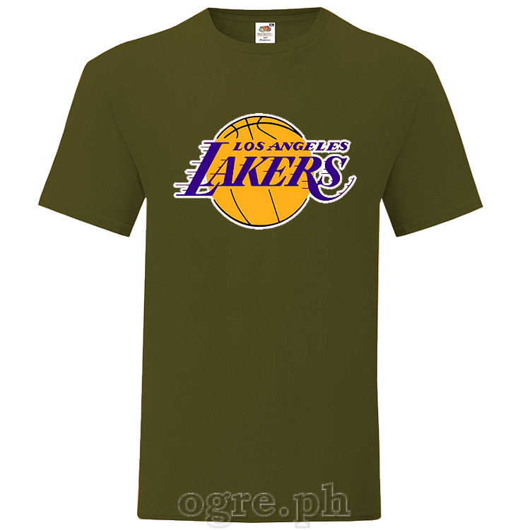 NBA-LAL Los Angeles Lakers Logo on Soft Premium 100% Cotton Tee