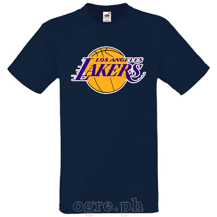 NBA-LAL Los Angeles Lakers Logo on Soft Premium 100% Cotton Tee