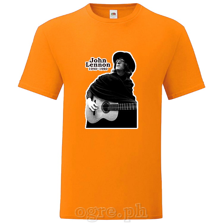 RML-JLN1 Rock Music Legends on Soft Premium 100% Cotton Tee ~ John Lennon