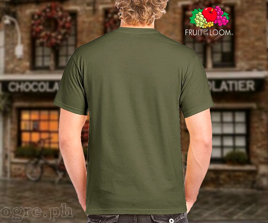 SP-195A Army Green Soft Premium Round Neck Tee 195gsm 100% Cotton