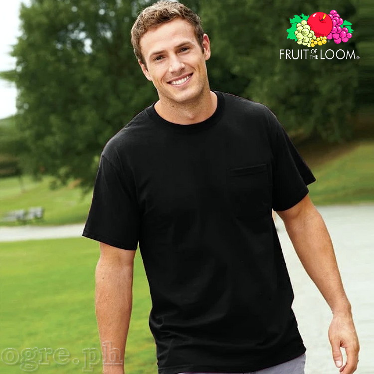 SP-195B Black Soft Premium Round Neck Tee 195gsm 100% Cotton