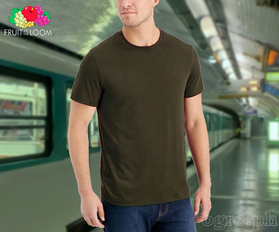 SP-195C Charcoal Soft Premium Round Neck Tee 195gsm 100% Cotton