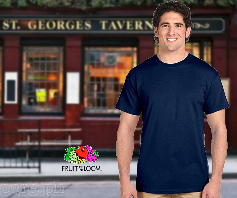 SP-195N Navy Blue Soft Premium Round Neck Tee 195gsm 100% Cotton