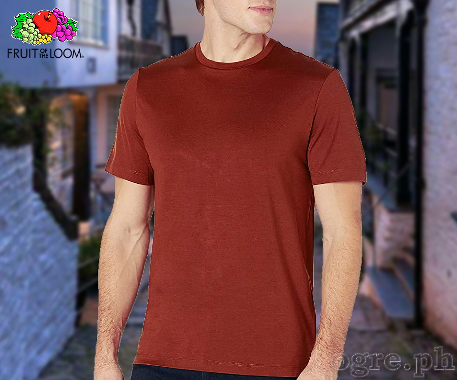 SP-195R Rust Soft Premium Round Neck Tee 195gsm 100% Cotton