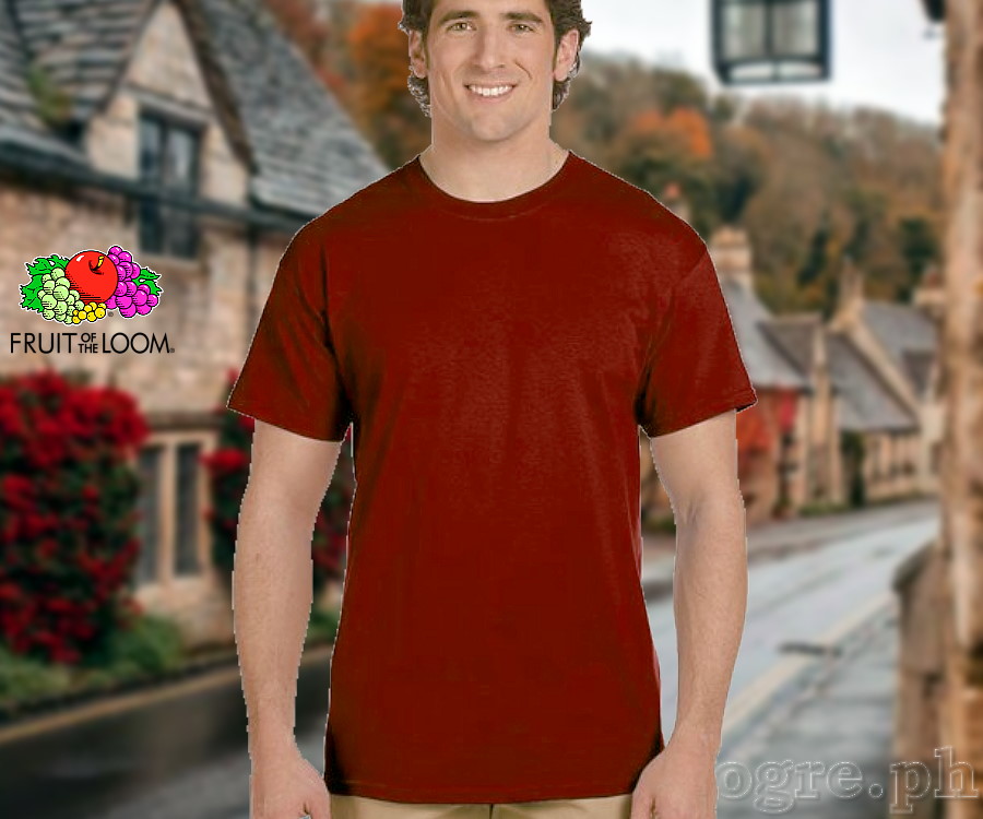 SP-195R Rust Soft Premium Round Neck Tee 195gsm 100% Cotton