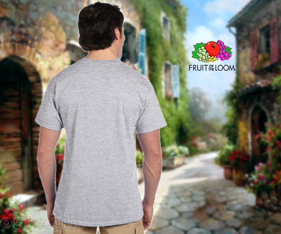 SP-195H Heather Gray Soft Premium Round Neck Tee 195gsm 100% Cotton