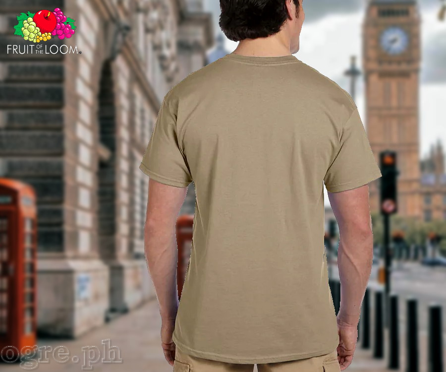 SP-195K Khaki Soft Premium Round Neck Tee 195gsm 100% Cotton