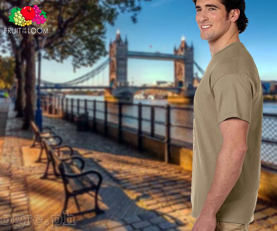 SP-195K Khaki Soft Premium Round Neck Tee 195gsm 100% Cotton