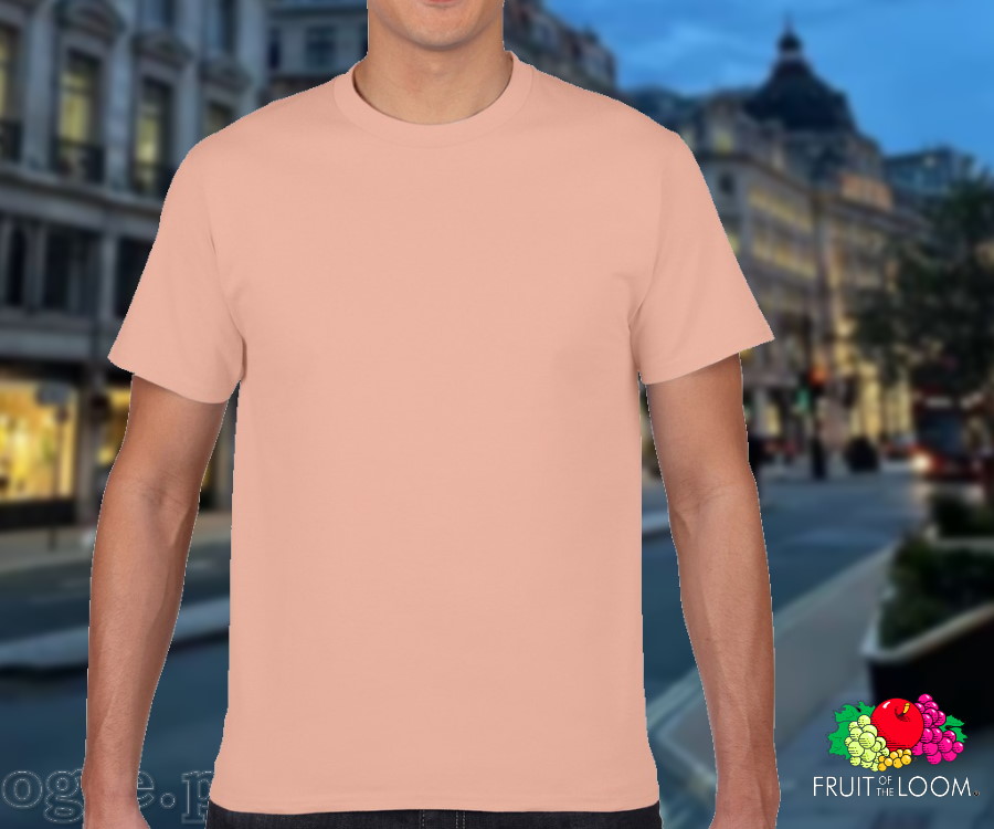 SP-195P Peach Soft Premium Round Neck Tee 195gsm 100% Cotton