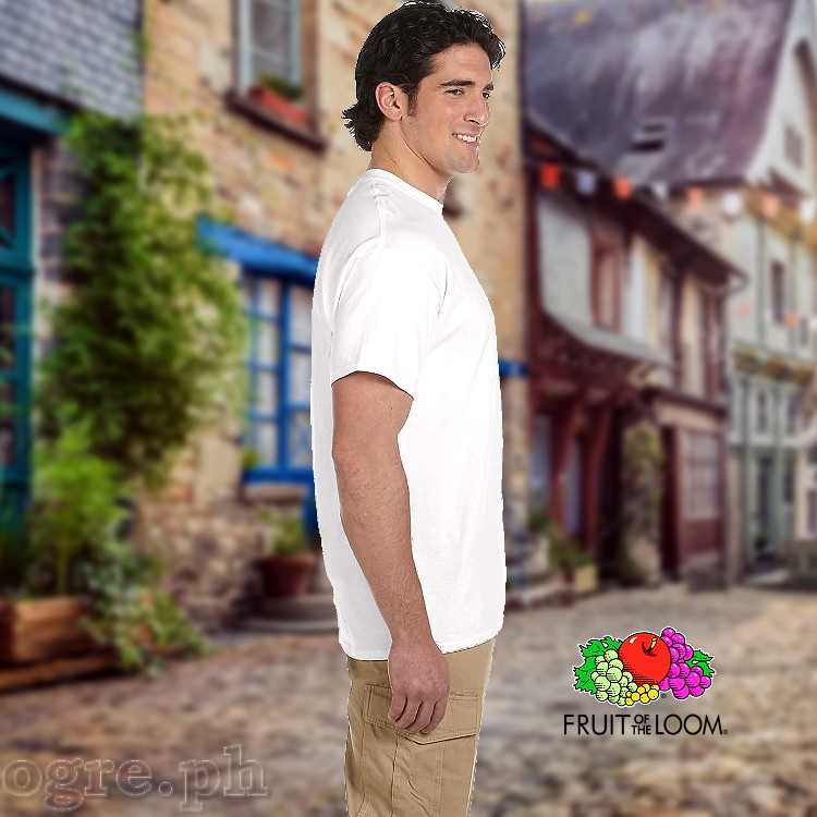 SP-195W White Soft Premium Round Neck Tee 195gsm 100% Cotton