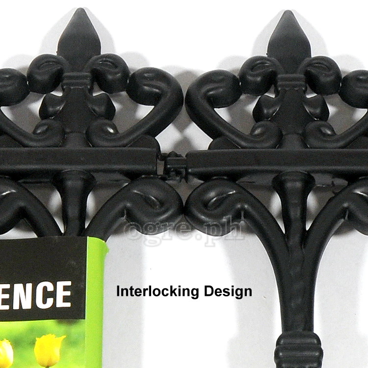 HB826 Pack of 4 Decorative Garden Fences