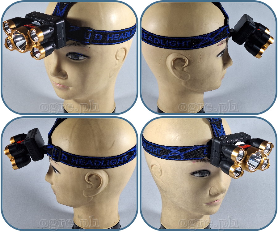High Power 5-LED Rechargeable Headlamp