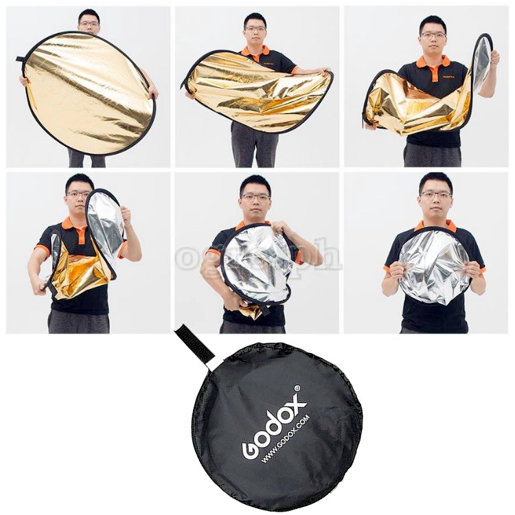 RFT-05 Collapsible 5-in-1 Reflector Disc Kit 110cm