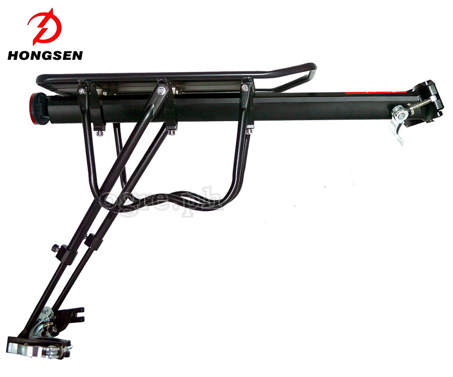 HS-H022A Quick-Connect Seatpost Mount Pannier Luggage Rack with Quick-Connect Side Rail Locks