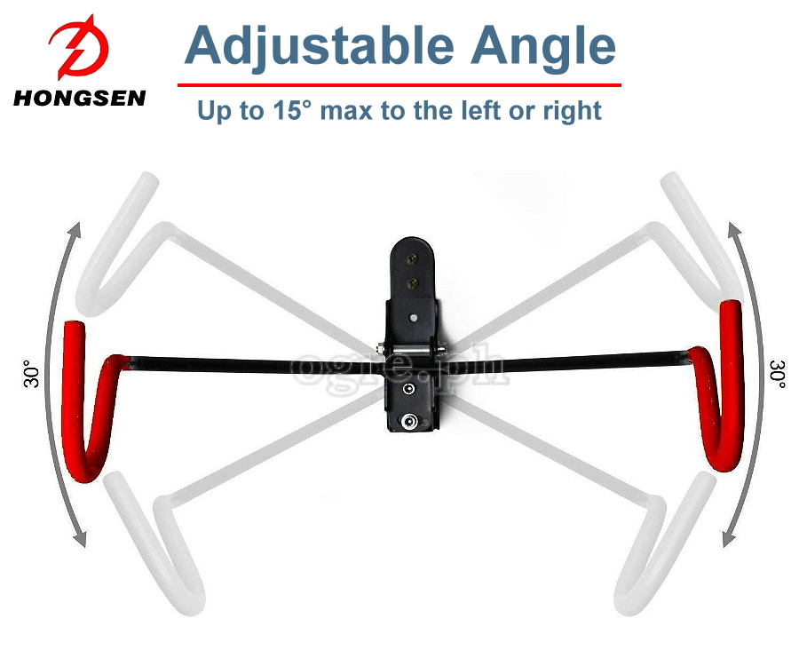 HS-T025 Heavy Duty Foldable Adjustable Wall Mount Bike Hanger