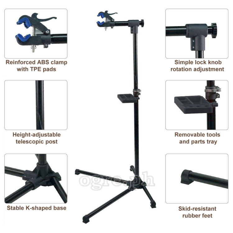 HS-X006D Bike Repair / Maintenance Stand (K-type Base)