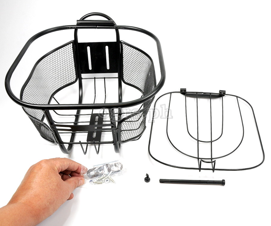 TBC1003 Bike Front Basket with Lid