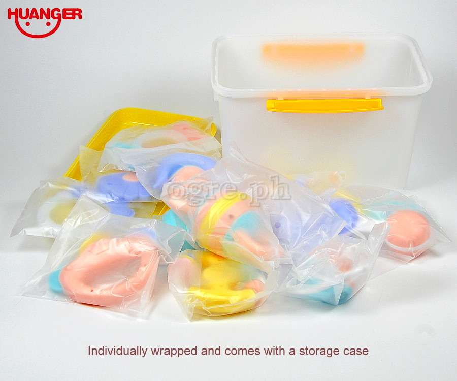 HE0129 Baby Teether Rattles with Storage Case (12pcs Set)