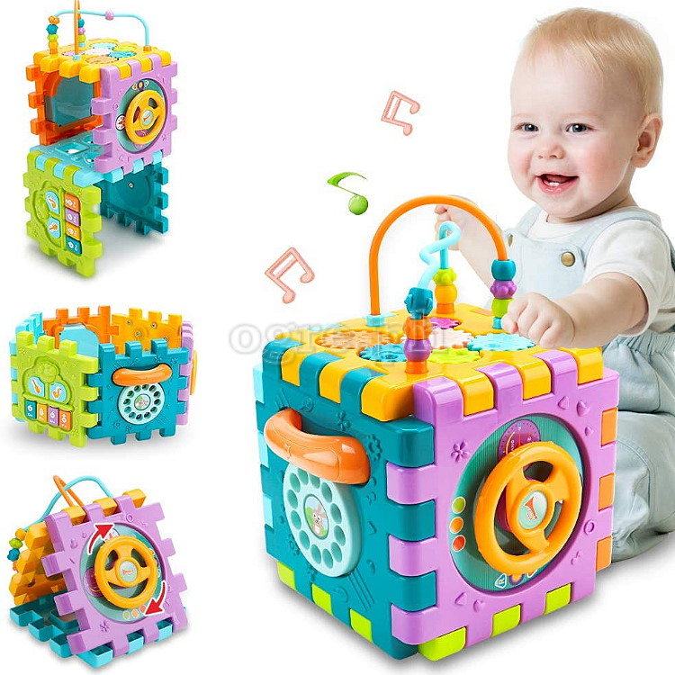 HE0527 (6+4pcs Set) Educational Activity Cube