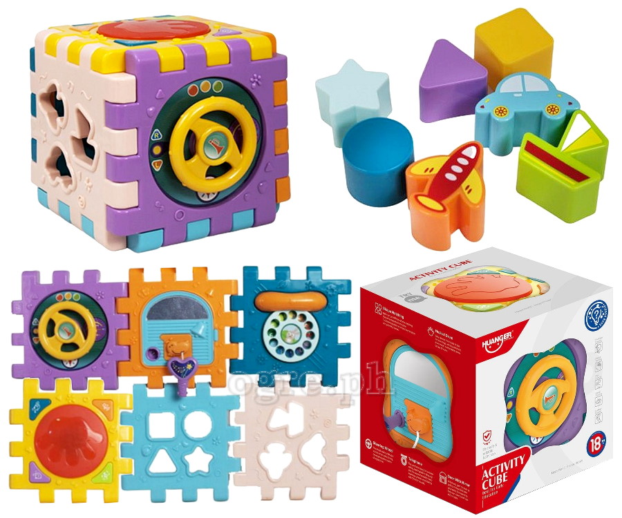HE0530 (6+7pcs Set) Educational Activity Cube