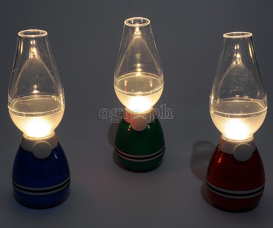 YLL003 Classic Design Blow Control Oil Lamp USB Rechargeable Night Light